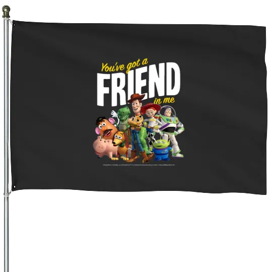 Disney Pixar Toy Story - You've Got A Friend In Me House Flags