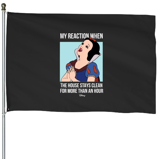Disney Princess - Snow White House Stays Clean Meme House Flags