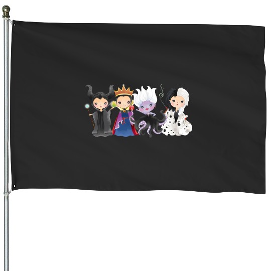 Chillin Like A Villain Disney Villains Shirt Nightmare Halloween Descendents House Flags