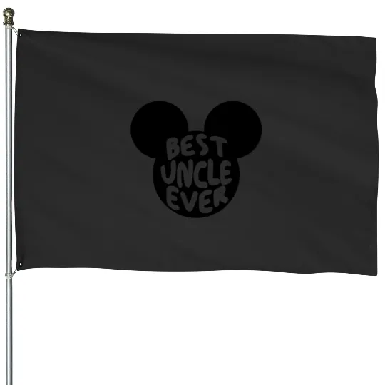 Disney Mickey And Friends Best Uncle Ever Mickey Chest Logo House Flags
