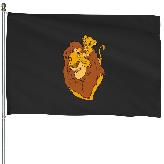 Disney The Lion King Simba and Mufasa Crewneck Sweatshirt Sweatshirt House Flags