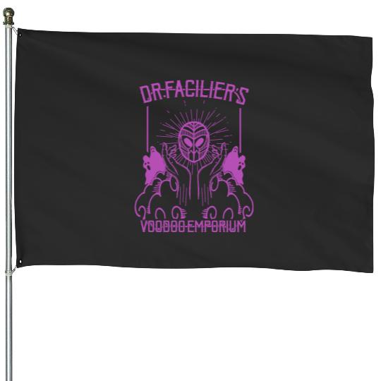 Dr. Faciliers Voodoo Emporium The Princess and the Frog Disney Villains Relaxed Fit House Flags