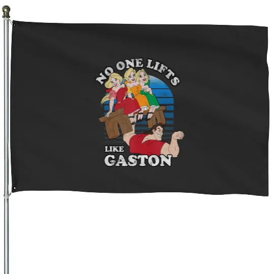 Disney Beauty And The Beast No One Lifts Like Gaston Tank Top House Flags
