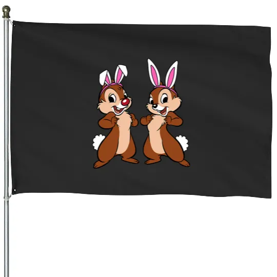 Amazons s Disney Chip n Dale Spring Easter Bunny Ears House Flags