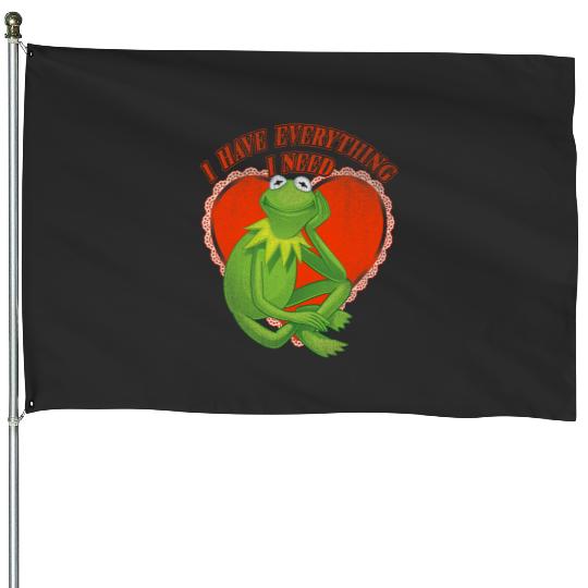 Disney The Muppets Valentines Day Kermit I Have Everything House Flags