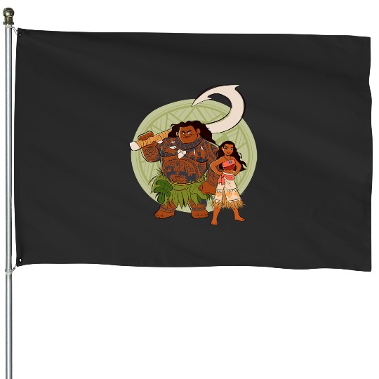 Disney Moana and Maui Best Friends Adventure Together House Flags