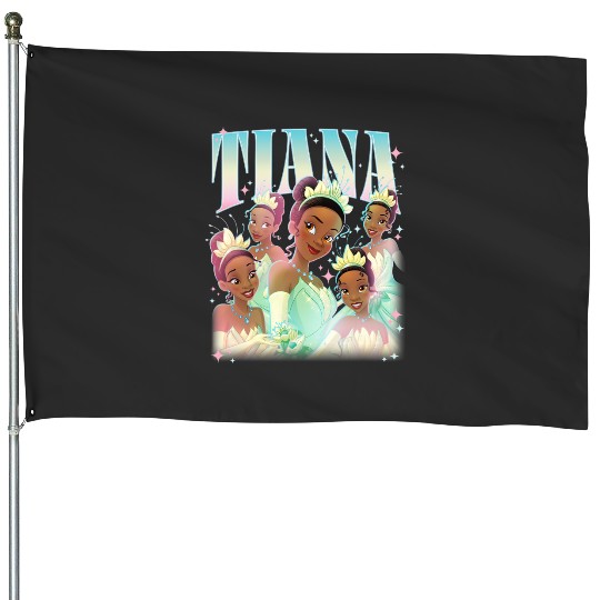 Disney The Princess And The Frog Beautiful Tiana Portraits House Flags