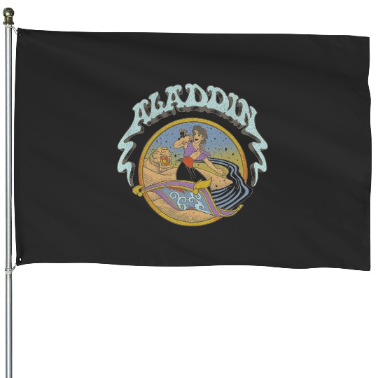 Disney Aladdin And Abu Magic Carpet Surfing House Flags