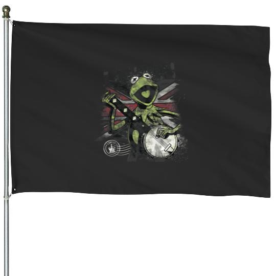 Disney The Muppets London Frog  Rock Kermit Poster House Flags