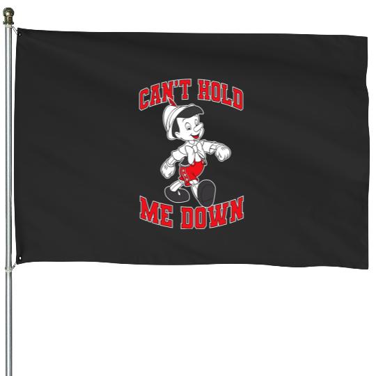 Disney Pinocchio Can't Hold Me Down  Portrait House Flags