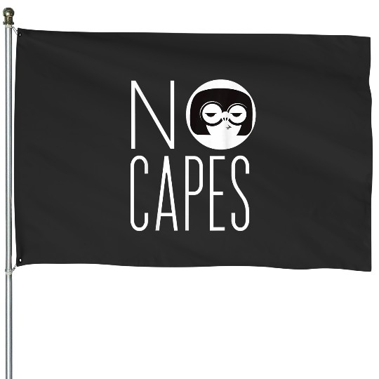 Disney Pixarss The Incredibles 2 Edna Mode No Capes Logo House Flags