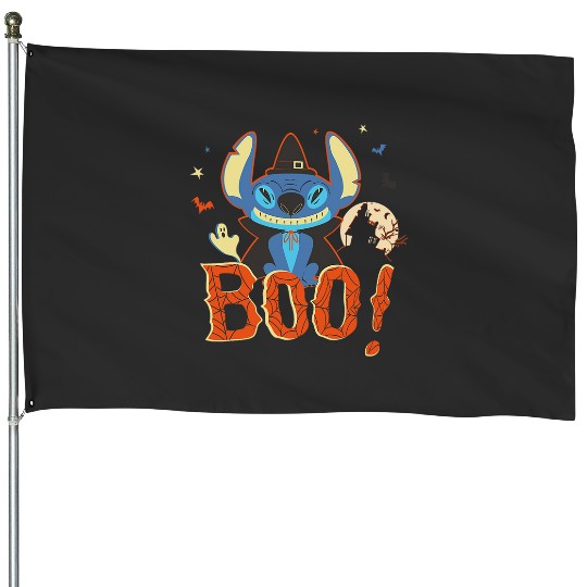 Disney Lilo Stitch Halloween Stitch Costume Boo! House Flags