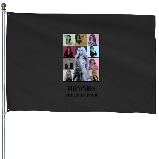 Miley Cyrus Eras Tour House Flags