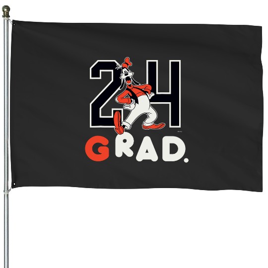 Disney Goofy Rad Grad Class of 24 Graduation 2024 House Flags
