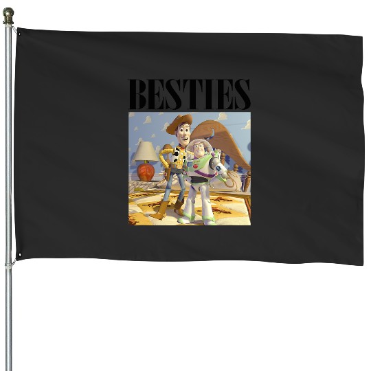Disney Pixar Toy Story Buzz And Woody Besties Poster House Flags