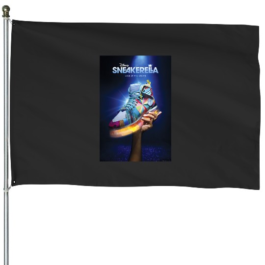 Disney Sneakerella Lace Up And Dream Sneaker Poster House Flags