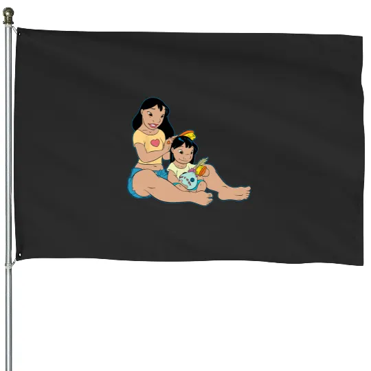 Disney Lilo and Stitch Lilo and Nani Sister House Flags