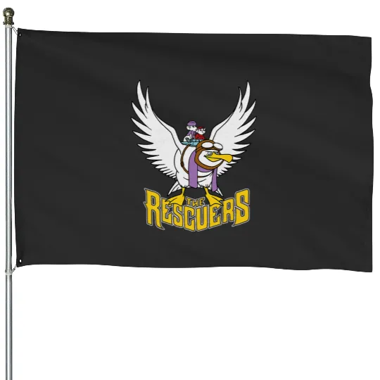 Disney The Rescuers Orville In Flight  Movie Poster House Flags