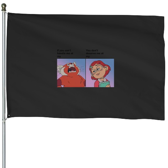 Disney Pixar Turning Red Mei Meme Handle Me House Flags