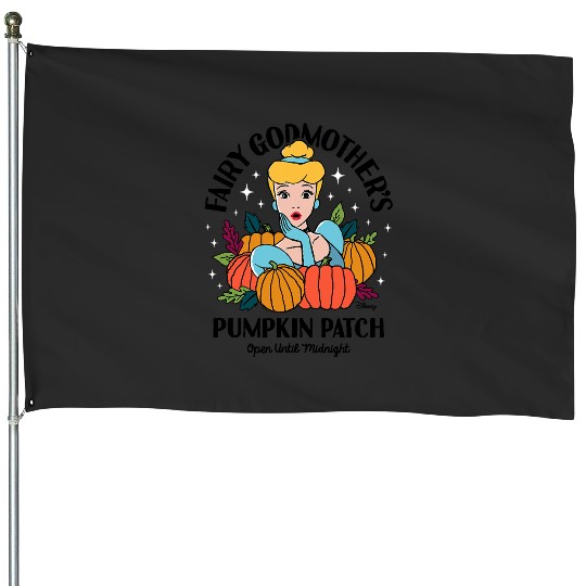 Disney Princess - Fairy Godmother's Pumpkin Patch House Flags