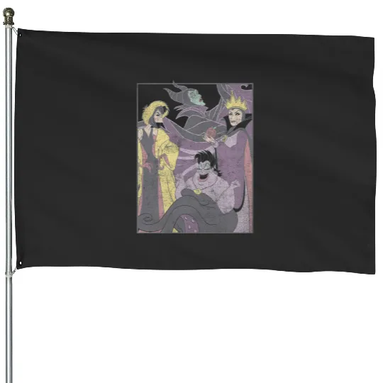 Disney Villains Ursula House Flags