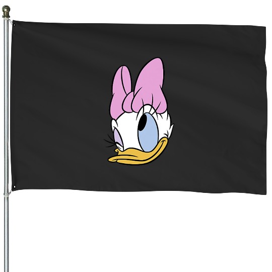 Disney Mickey And Friends Daisy Duck Face Small Pocket Logo House Flags