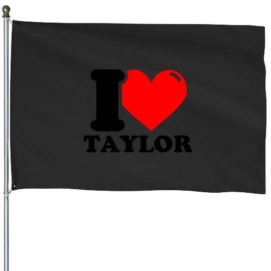 Discover I love Taylor heart gift  Album 1989 Taylor Vintage T-Shirt,  Taylor Shirt Gift Fan Made S-5XL House Flags
