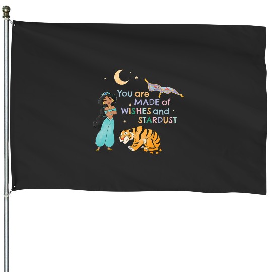 Disney Aladdin Jasmine You Are Made Of Wishes And Stardust House Flags