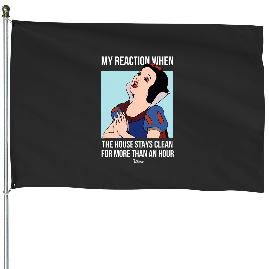 Disney Princess - Snow White House Stays Clean Meme House Flags