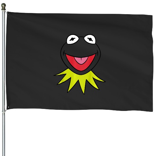 Kids Disney The Muppets Kermit Frog Happy Big Face Toddler House Flags