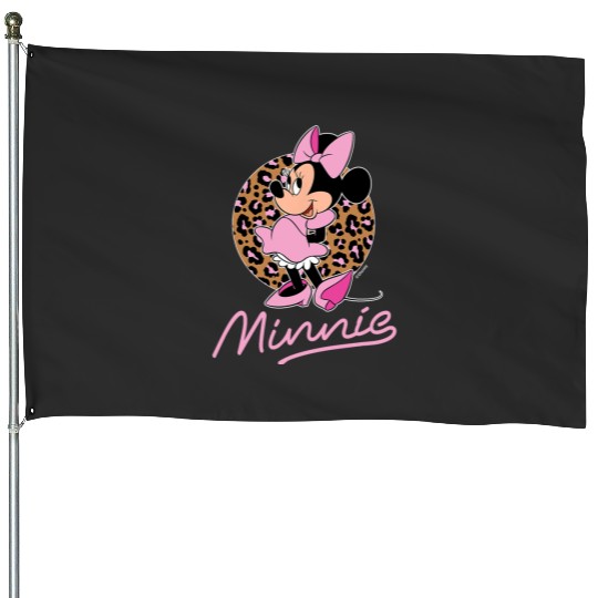 Disney - Minnie Leopard Print House Flags