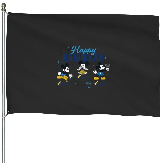 Disney - Mickey Happy Hanukkah 1 House Flags