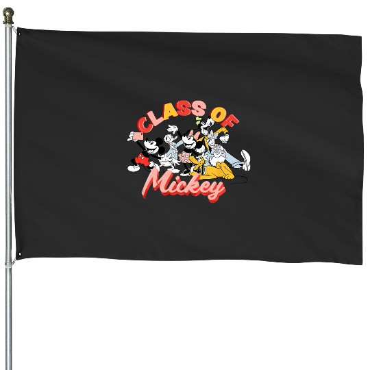 Disney Mickey and Friends Class of Mickey Graduation House Flags