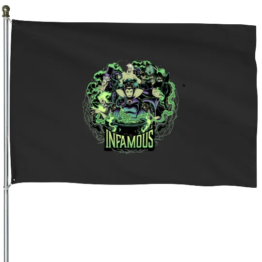 disney villains infamous evil group House Flags