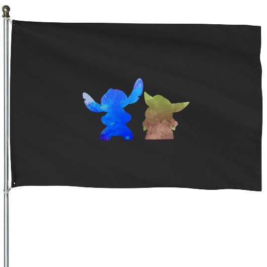 Airbrush Stitch Gift For Fans For Men And Women Gift Halloween Thanksgiving Christmas Day funny  , Stitch Eras Tour , Stitch Shirt, Disney Land Lilo and Stitch House Flags