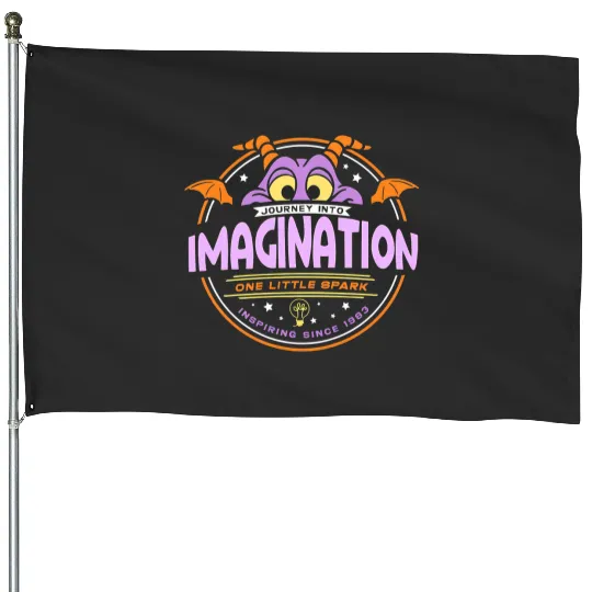 Disney Figment Journey Into Imagination One Little Spark House Flags
