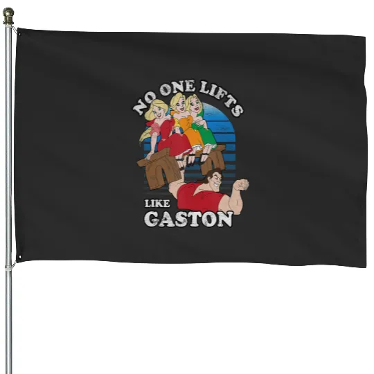 Disney Beauty And The Beast No One Lifts Like Gaston Tank Top House Flags