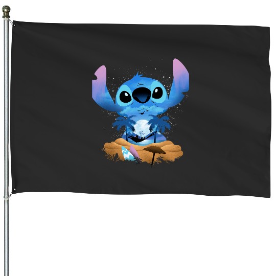 Adorable Stitch Goku Dragon Ball  1, Stitch Eras Tour , Stitch Shirt, Disney Land Lilo and Stitch House Flags