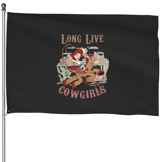 Disney Pixar Toy Story Jessie Long Live Cowgirls House Flags