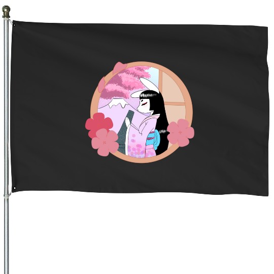 The little girl with the dragon  : Disney Mulan Anime Mushu, Mulan and Mushu House Flags