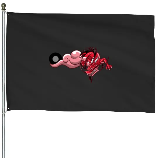 inosuke kamado pig  : Disney Mulan Anime Mushu, Mulan and Mushu House Flags