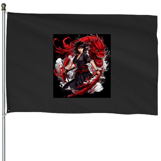 iconic emperor quote Sticker: Disney Mulan Anime Mushu, Mulan and Mushu House Flags