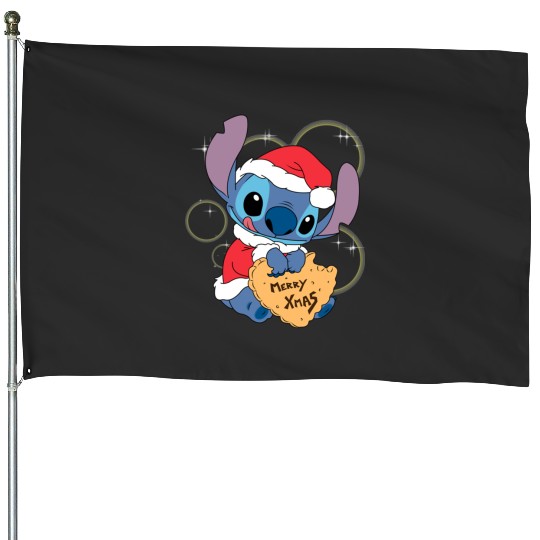 Merry Stitchmas!  , Stitch Eras Tour , Stitch Shirt, Disney Land Lilo and Stitch House Flags