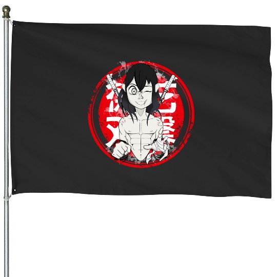 Hero and China Poster: Disney Mulan Anime Mushu, Mulan and Mushu House Flags