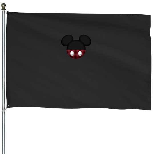 Buffalo plaid mick  : Mickey Disney Christmas, Disney Christmas House Flags