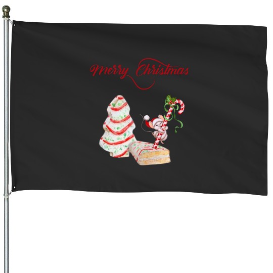 Christmas Tree Cake  : Mickey Disney Christmas, Disney Christmas House Flags