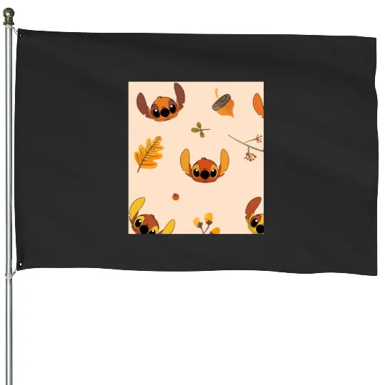 Stitch having a cup  chocolate after a movie marathon Sticker, Stitch Eras Tour , Stitch Shirt, Disney Land Lilo and Stitch House Flags