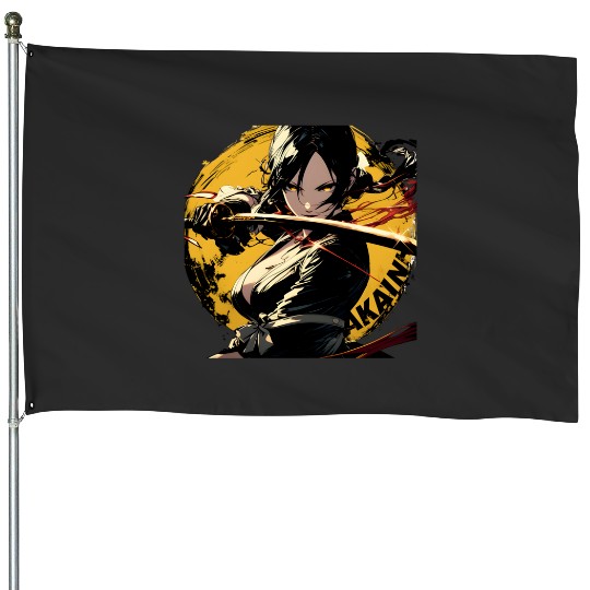 A Whole New World Pillow: Disney Mulan Anime Mushu, Mulan and Mushu House Flags