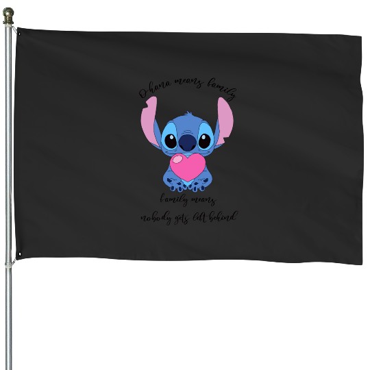 Ohana Means Family Pride Circle C  , Stitch Eras Tour , Stitch Shirt, Disney Land Lilo and Stitch House Flags
