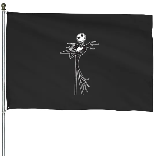 disney nightmare bee christmas standing jack t House Flags